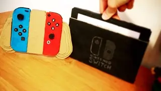 Joy-Con GRIP from CARDBOARD [PROTOTYPE] - Nintendo SWITCH from CARDBOARD