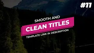 After Effects Tutorial - Smooth Text Animation in After Effects | TUTORIAL #11