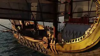 Numenorian War Ship 3D model video preview