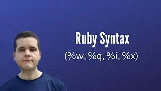 Understanding Ruby Percent Syntax (%w, %q, %x)