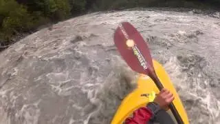 Whitewater kayaking: Georgia, Caucas mountins, Rioni river