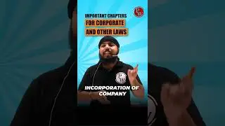 Corporate and Other Laws Important Chapter and Topics For Ca Inter💥 
