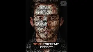 Text Portrait Effect in Photoshop 