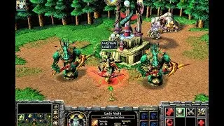 Warcraft 3 Race Gameplay - (Naga) - Campaign Custom Race