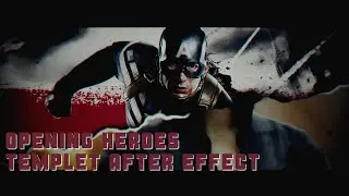 Marvel Intro Template video youtube channel super hero trailer Marvel