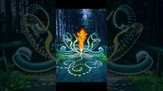 fire flower 🔥 paintet only with light  