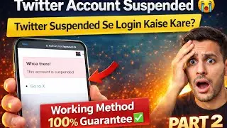 BGMI 4.2 Update Twitter/X Login Not Working 😡 | This Account Is Suspended Fix | Part 2