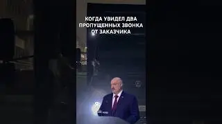 Когда увидел два пропущенных звонка от заказчика 😅 