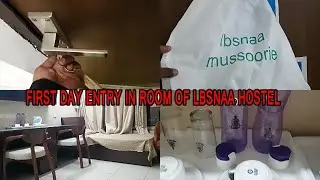 First day in room of lbsnaa hostel | First day in IAS Training hostel room
