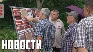 В селе Спасском открыли памятный камень