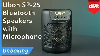 Ubon SP 25 Bluetooth Speakers with Microphone Unboxing