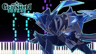 Genshin Impact OST - Abyss Herald Boss Fight Theme | [Piano Cover] (Synthesia)「ピアノ」