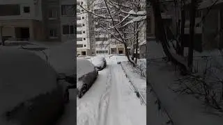После снегопада в Екатеринбурге