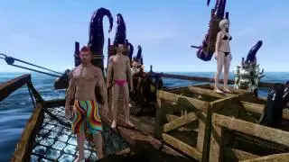 The daily life of a pirate on Hanure