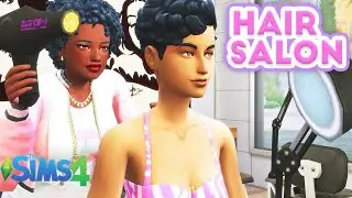 New Hair Salon Mod Remake!|The Sims 4