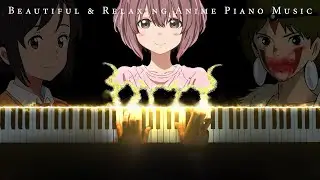 The Most Beautiful & Relaxing Anime Movie Piano Music