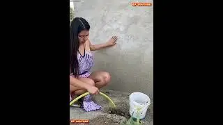 Cewe cantik lagi pengen pipis