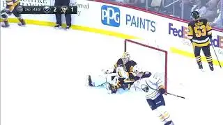 Rasmus Dahlin dekes to beat Murray