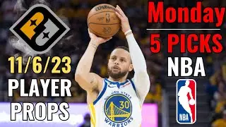 PRIZEPICKS NBA MONDAY 11/6 CORE PLAYER PROPS!