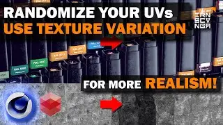 [021] Achieve more REALISM with random texture projections in REDSHIFT for CINEMA 4D | Tutorial Eng
