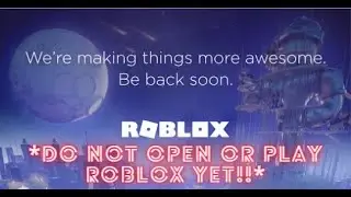 Roblox Is Down Again! | DO NOT Play Roblox YET!!