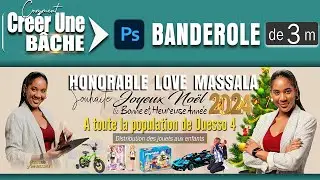 Comment faire une banderole sur Photoshop (Bâche)