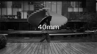 My First Rainy Street Photography Session (Sony A7C + 40mm G f2.5 + Black Pro Mist Filter)
