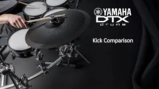 What is the difference between kick pads on the Yamaha DTX range?
