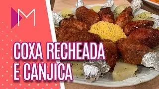 Coxa recheada e canjica de amendoim no micro-ondas - Mulheres (20/03/2019)