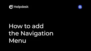 How to add the Navigation Menu