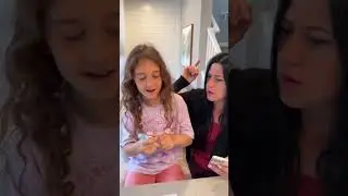 Cute kid prank mom with fake lipstick 💄 