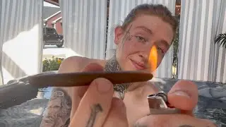 HOT TUB BLUNT HOTBOX *stoner vlog*