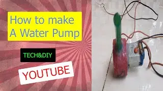 Mini WaterPump How to Make a Water Pump from Motor at Home | Awesome Ideas