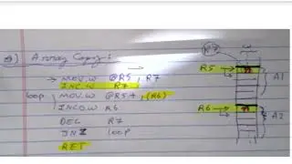 Array Copy in Assembly