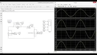 Simulating Half wave Uncontrolled Rectifier (R & RL Load) using Matlab simulink