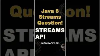 Java 8 Streams 🙄 