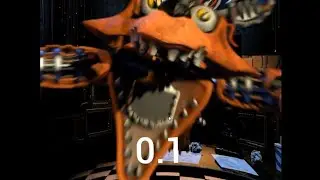 FOXY JUMPSCARE x0.1, x0.2, x0.5, x1, x2, x4, x8 | FNAF 2