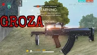 Garena Free Fire : Pakai Senjata GROZA, Main Ranked Match Duo Langsung Level Up