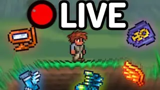 🔴LIVE | Terraria but you can equip EVERYTHING (Road to 100K )