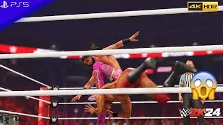 WWE 2K24 (PS5)-SETH “FREAKIN” ROLLINS vs JINDER MAHAL|WORLDHEAVYWEIGHTTITLEMATCH|RAW,JAN.15,2024[4K]