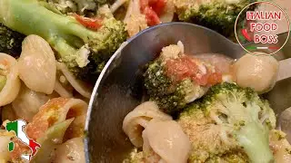 Italian orecchiette broccoli tomato - 30 minutes soup recipe!