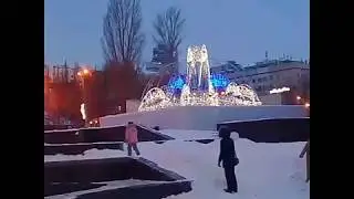 Набережная р. Волги вечерняя,зимняя, праздничная.(34)Мои городские путешествия