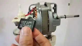 how to fix electric fan blade too slow to turn / easy trouble shooting - DIY