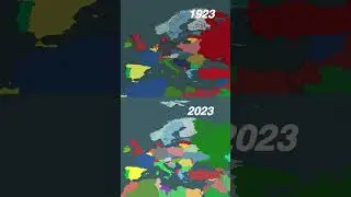Evolution of Europe: 1923 vs 2023