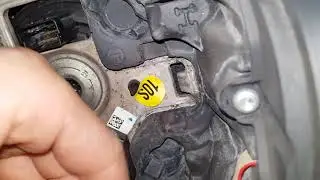 VW TIGUAN снятие подушки безопасности в руле