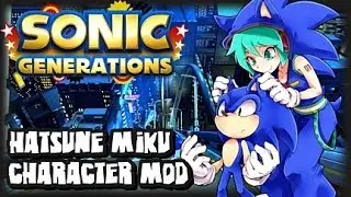 Sonic Generations PC - Hatsune Miku Character Mod w/Super Form