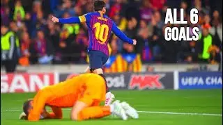 Lionel Messi - All 6 Goals vs David De Gea (2010-2019) - HD