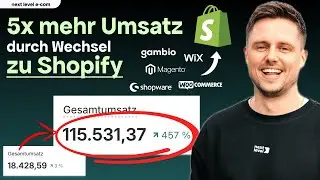 Umsatz +457 % durch den Wechsel zu Shopify | Ecom Fallstudie 2024
