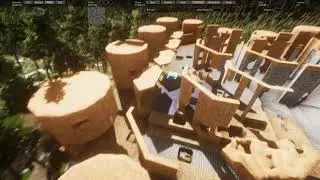 [TerrainEngine] Next: Testing New Features : Procedural Voxel Terrain. Fracturing, Pathfinding,Water