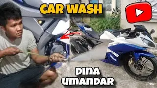 Nag washing lang daw sya ng motor Pero hindi umandar ang kanyang makina,, ayaw mabasa